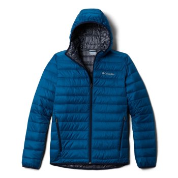 Columbia Muške Jakne - Ellis River Hooded Crvene Plave | GQZN-74063